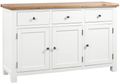 Lundy White Painted Medium 3 Door Sideboard