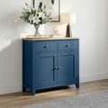 Marlow Small Sideboard - 75cm - 2 Door - Blue