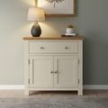 Lundy Compact Sideboard - 2 Door - 80cm - Ivory Painted