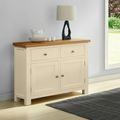 Lundy Small Sideboard - 2 Door - Ivory Painted