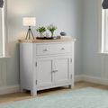 Lundy Compact Sideboard - 2 Door - 80cm - Grey Painted