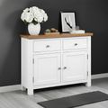 Lundy Small Sideboard - 2 Door - White Painted