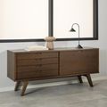 A Line Sideboard - 1 Door - Large - 160cm - Smoked Oak
