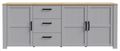 Bohol Grey 3 Door Extra Large Sideboard