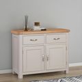 Clarion Sideboard - 2 Door - Small - 106cm - Oak and Grey