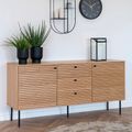 Kyoto Medium Sideboard - 2 Door - 150cm - Oak