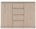 Naia Oak Effect 2 Door Small Sideboard