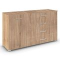 Rauch Aditio 1 Door Medium Sideboard - 120cm - Sonoma Oak