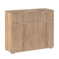 Rauch Alabama 2 Door Small Sideboard - 80cm - Sonoma Oak