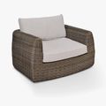 Skala Outdoor XL Armchair Dark Rattan
