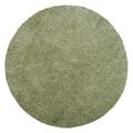 Cloudy Round Rug - High Pile Shaggy - Green - Sizes Available
