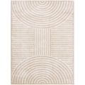 Fossay Rug - Machine Washable Modern Shaggy - FSG2332 - Beige - Sizes Available