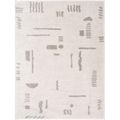 Fossay Rug - Machine Washable Modern Shaggy - FSG2304 - Medium Ivory & Grey - Sizes Available