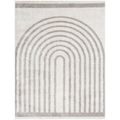 Fossay Rug - Machine Washable Modern Shaggy - FSG2313 - Medium Ivory & Grey - Sizes Available