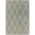 Contemporary Design Albany Rug - Silver Diamond - Sizes Available