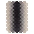 Contemporary Design Hive Rug - Charcoal - Sizes Available