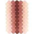 Contemporary Design Hive Rug - Pink - Sizes Available