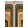 Contemporary Design Romy Rug - Retro - Green - Sizes Available
