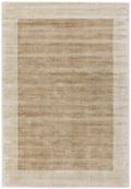 Contemporary Plain Blade Rug - Border 01 - Putty Champagne - Sizes Available