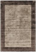 Contemporary Plain Blade Rug - Border 02 - Choco Mocha - Sizes Available