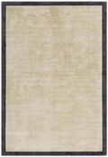Contemporary Plain Blade Rug - Border 10 - Putty Charcoal - Sizes Available