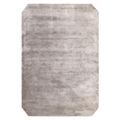 Contemporary Plain Gleam Rug - Silver - Sizes Available