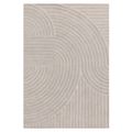 Contemporary Plain Hague Rug - Silver - Sizes Available