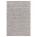 Contemporary Plain Maze Rug - Silver - Sizes Available