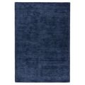 Contemporary Plain Reko Rug - Navy - Sizes Available