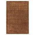 Contemporary Plain Rise Rug - Rust - Sizes Available
