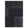 Contemporary Plain Tate Tonal Textures Rug - Charcoal - Sizes Available