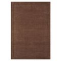 Contemporary Plain York Rug - Chocolate - Sizes Available