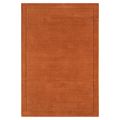 Contemporary Plain York Rug - Terracotta - Sizes Available
