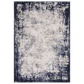 Easy Kuza Rug - Border - Navy - Sizes Available