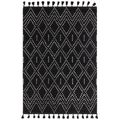 Natural Weaves Rug - Nepal - Black and Cream Diamond - Sizes Available