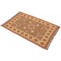 Dewas Kilim Orange Floor Rug - Large