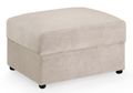 Mirabel Footstool - Mocha Fabric