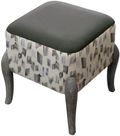 Arwen Ralf Footstool - Frost - Printed