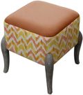 Savannah Ralf Footstool - Amber - Printed