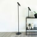 Yacolt Floor Lamp - Black Metal