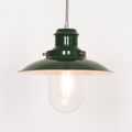Fishermans Ceiling Light - British Green Painted Metal