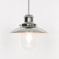 Fishermans Ceiling Light - Chrome Metal