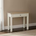 Modern White Painted 1 Drawer Desk