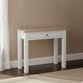 Modern Grey Painted 1 Drawer Desk