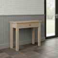 Modern Country Oak 1 Drawer Desk