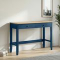 Marlow Blue 1 Drawer Office Desk