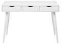 Neptun White 3 Drawer Office Desk