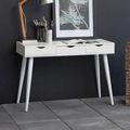 Neptun Office Desk - 3 Drawer - White
