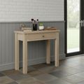 Modern Country Oak - Desk - 1 Drawer