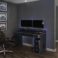 Enzo Gaming Desk - Black and Blue